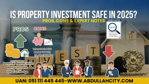 Property investment is safe in 2025, Pros, Cons & Expert Insights, Is Islamabad & Rawalpindi safe in 2025, Real estate investment guide, Real estate project guide 2025, Property guide 2025, Property rates in 2025, Property deals & expert advice, Property insights in 2025, Real estate property trends 2025, Residential and commercial housing project, residential & commercial property in islamabad, residential housing project abdullah city, Commercial housing project abdullah city,