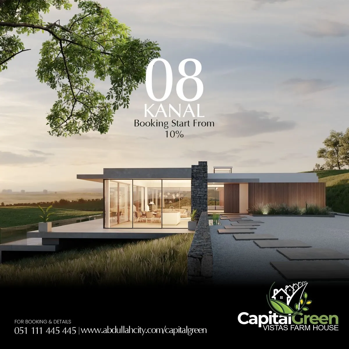 Buy Capital Green Vistas Farmhouse to enjoy the Scenic beauty and Wide Landscapes of the Iconic Margalla Hills between twin cities of Rawalpindi and Islamabad