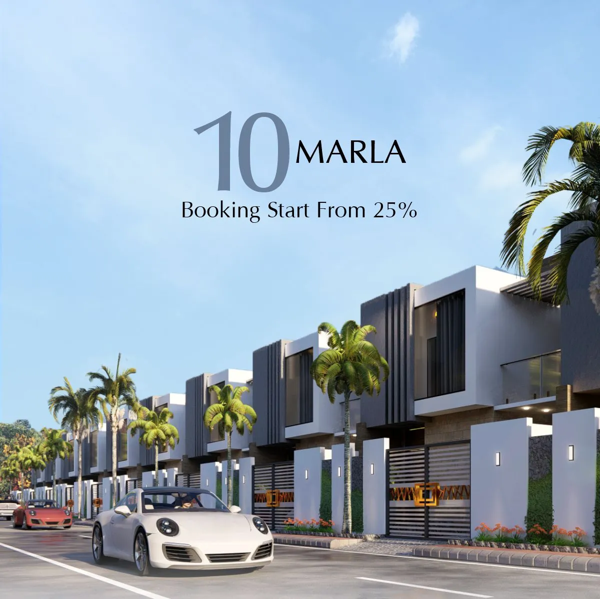 Experience dream living at affordable prices by buying fully furnished chalet villas of 5 Marla, 10 Marla, and 1 Kanal in full payment or installments.