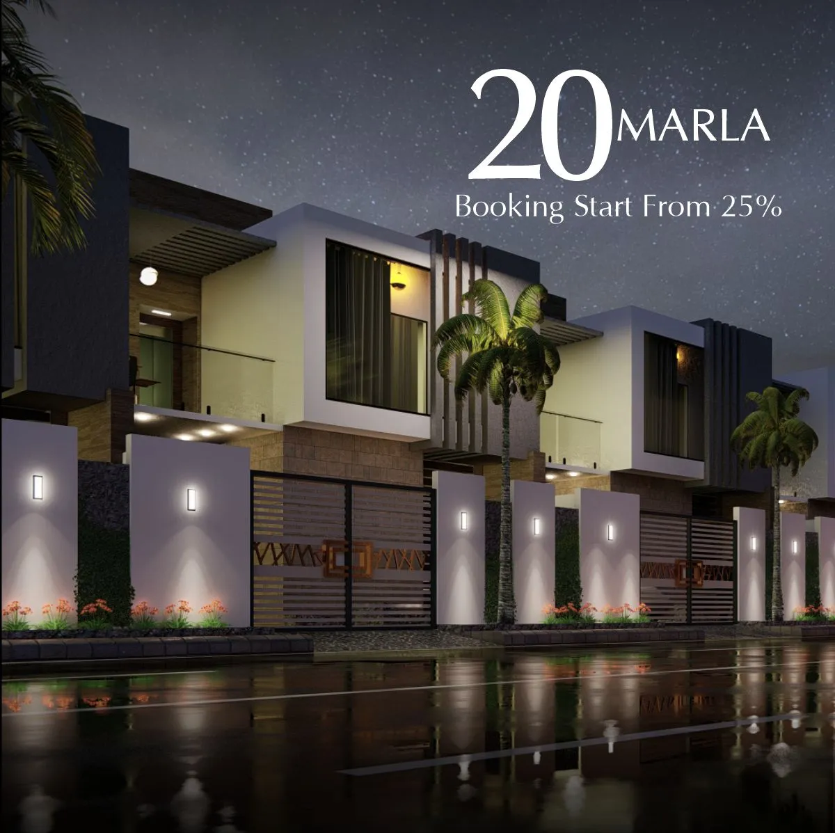 Experience dream living at affordable prices by buying fully furnished chalet villas of 5 Marla, 10 Marla, and 1 Kanal in full payment or installments.